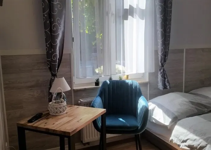 Willa Azur Blisko Plazy, Centrum Mielna Quarto em Acomodações Particulares